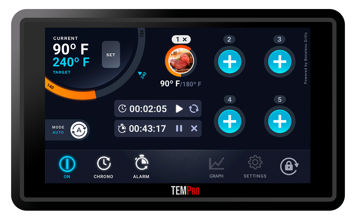 TempPro controller in use